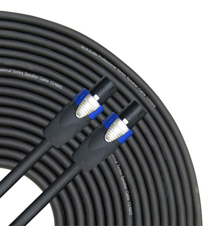 25ft 12AWG Speaker Cable 4 CONDUCTOR with Neutrik Speakon NL4FC 12/4