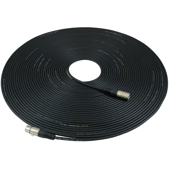 Mic Cable XLR-M to XLR-F - 100ft Black MC100 - Single